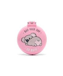 Hair Brush With Mirror - Koala