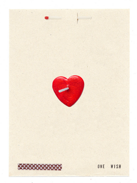 Wish Card - Red Heart