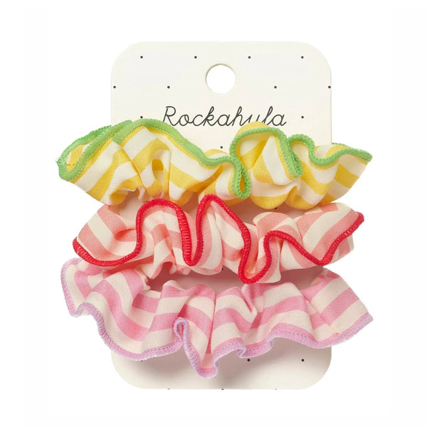 Candy Stripe 3 Pack scrunchies