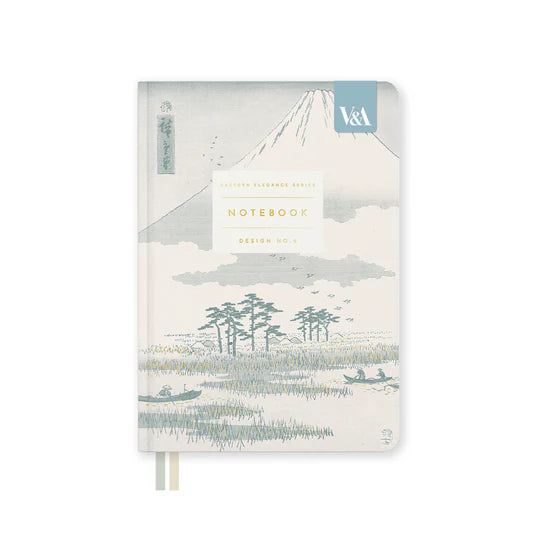 Ohh Deer Mount Fuji Fabric Hardback Notebook (B6) (13613)