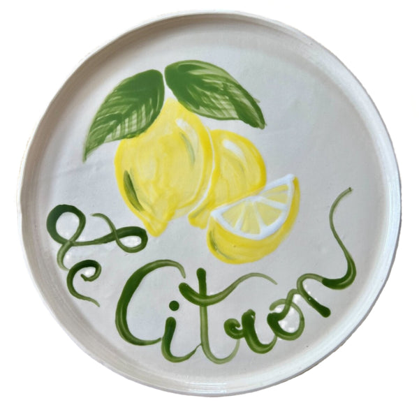 Le Citron Plate - Medium