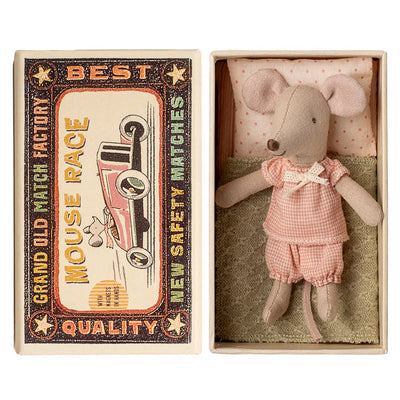 Little Sister Mouse in a Matchbox