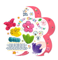 Haku Yoka 6 Garden Finger Crayons