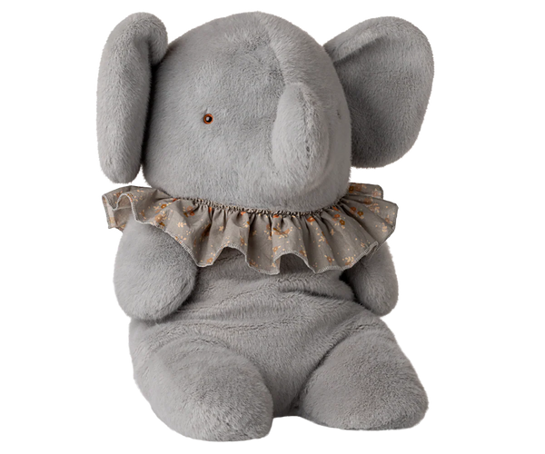 Elephant Plush - Big - Blue/Grey