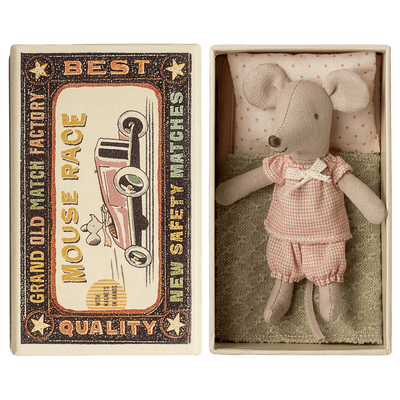 Little Sister Mouse in Matchbox