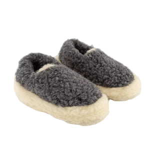Wool Slippers - Graphite