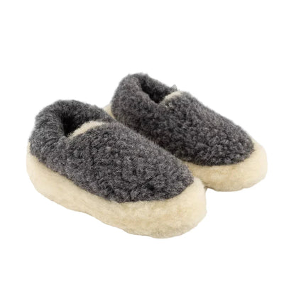 Wool Slippers - Graphite