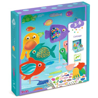 Djeco My First Collage - Happy Aquarium