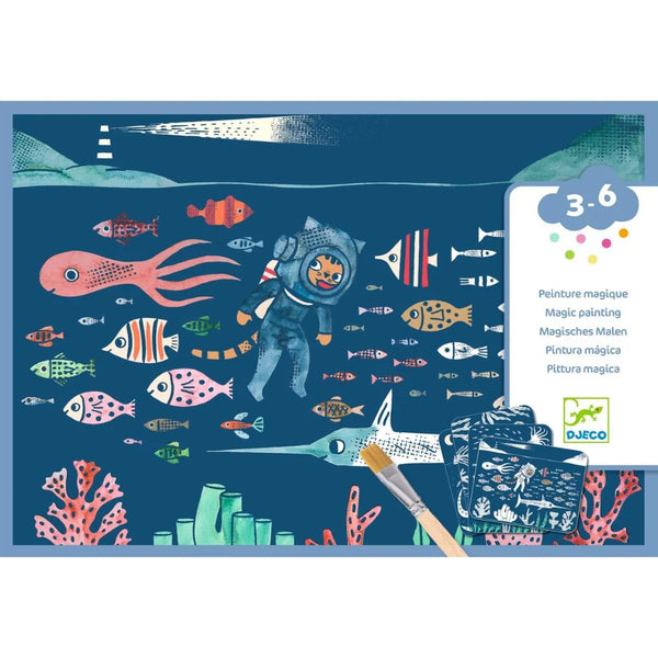 Djeco Magic Painting Reveal - In The Ocean