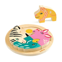 Djeco Rondo Leo Wooden Puzzle