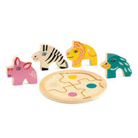 Djeco Rondo Leo Wooden Puzzle