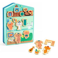 Djeco Wooden Magnetic House