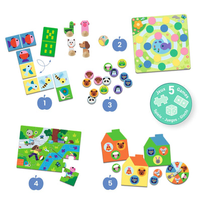 Djeco At The Farm - 5 Games