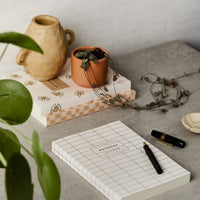 Vol 18 Ivory Grid Notebook
