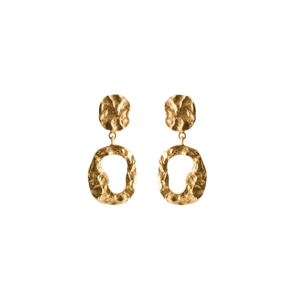 Cloud Earrings - Gold Plated