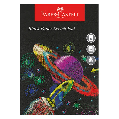 Faber Castell - Black Paper Pad - A4
