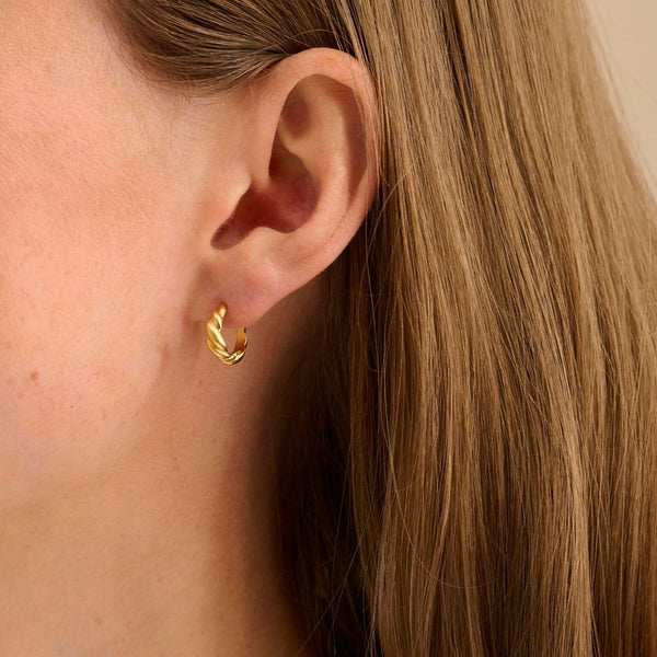 Pernille Corydon - Small Hana Earrings - Gold Plated