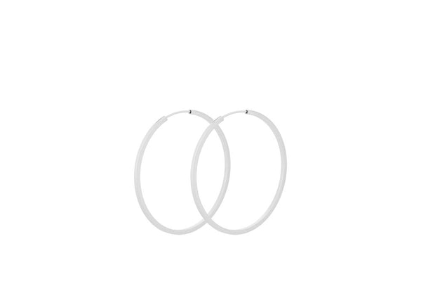 Small Orbit Hoops - Silver