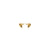 Pernille Corydon - Mini Clover Earsticks - Gold Plated