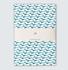 Ola - Limited Edition - A5 Layflat Notebook Ruled Pages - Enid Print Ultramarine/Lilac