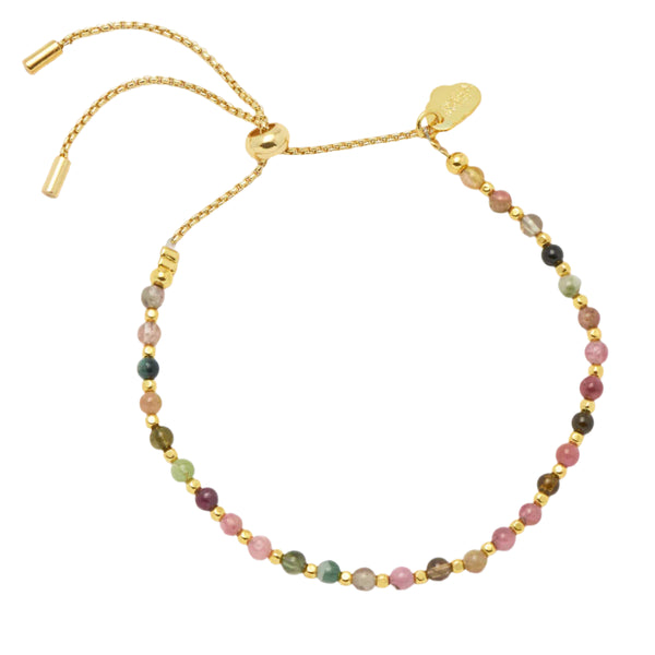 Amelia Bracelet - Tourmaline Gold Plated