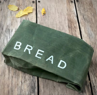 Beeswax Bread Bag - Green