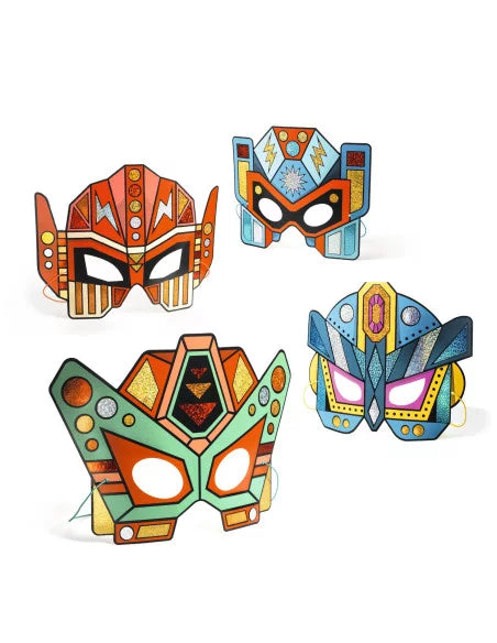 Djeco - Do it Yourself - Super Robots Masks