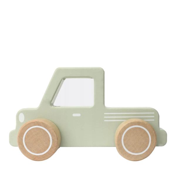 Little Dutch - Mint Wooden Pick up car