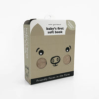 Wee Gallery - Soft Cloth Book - Friendly Face on the Farm