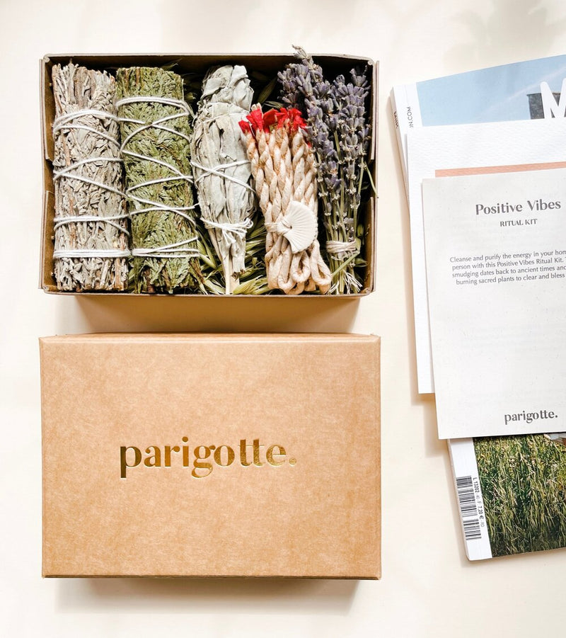 Postive Kit Positive Vibes Ritual Kit - Gently Elephant