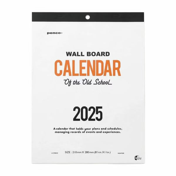 Hightide 2025 Wall Board Calendar (A5)