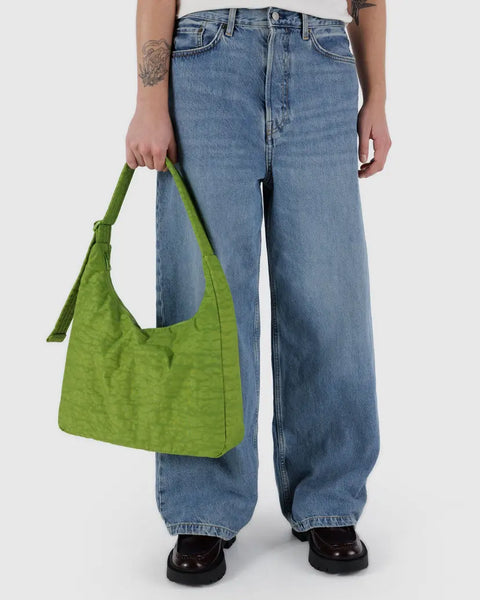 Nylon Shoulder Bag - Green Juice