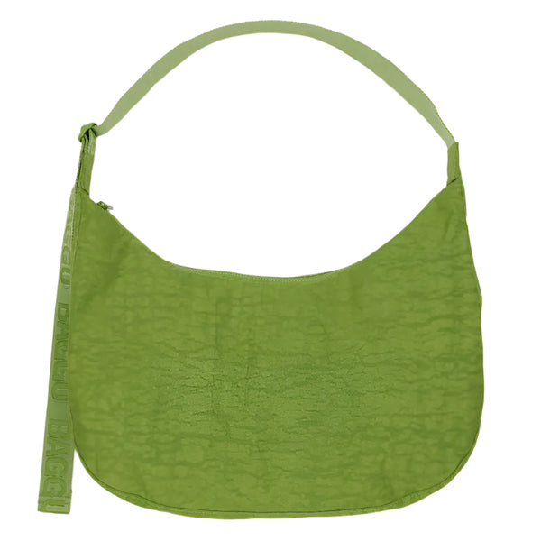 Large Nylon Crescent Bag - Green Juice
