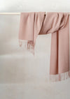 TBCo - Lambswool Oversized Scarf in Blush