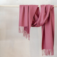 TBCo - Lambswool Oversized Scarf in Rose