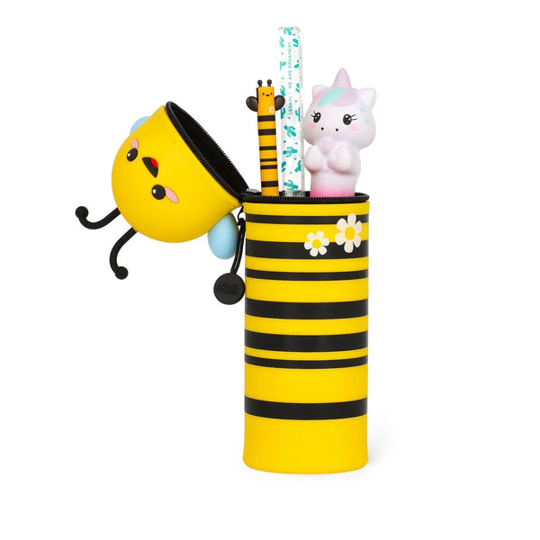 2 in 1 Silicone Pencil Case - Kawaii Bee
