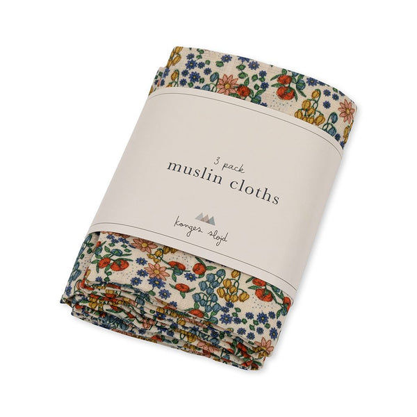 Muslin Cloth 3 Pack - Bibi Fleur
