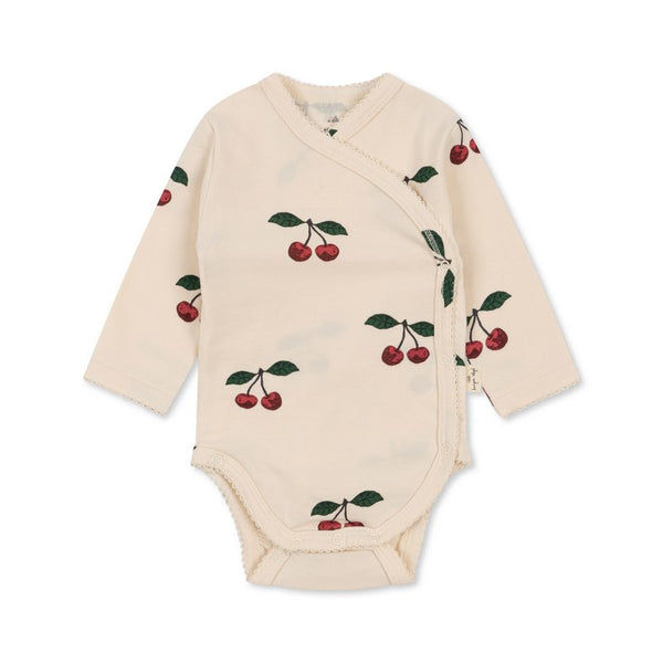 Konges Sløjd - Longsleeve Newborn Body - Ma Grande Cerise