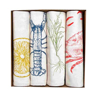 Napkin Gift Set of 4 - Seafood
