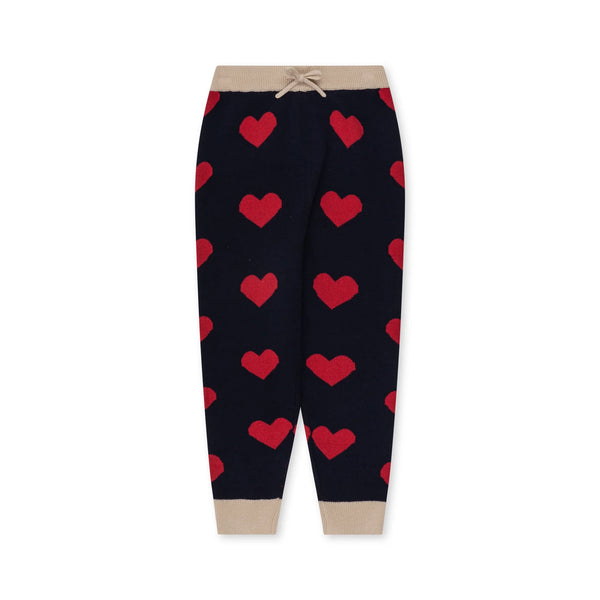 Konges Sløjd - Lapis Knit Pants - Navy Heart