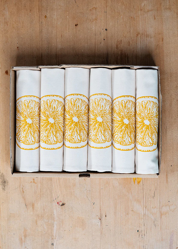 Napkin Gift Set of 6 - Lemon