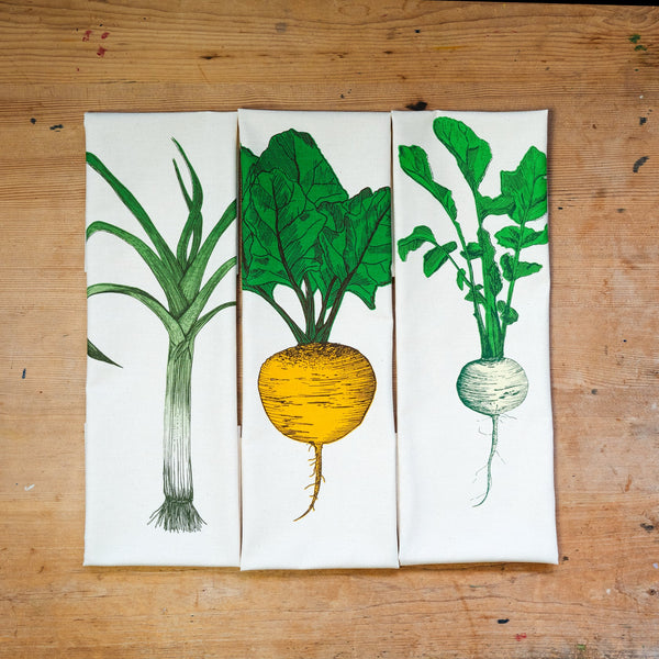 Tea Towel Gift Box - Garden Veg