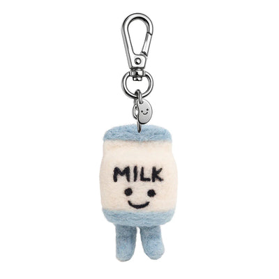 Marty the Milk Felt Keychain