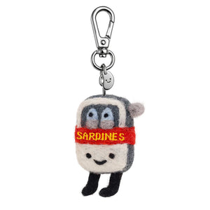 Suki the Can of Sardines Felt Keychain