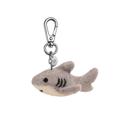 Simon the Shark Felt Keychain