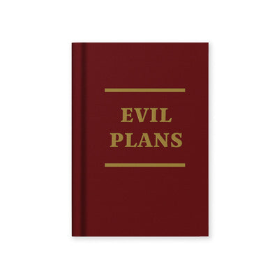 Evil Plans A7 Notebook