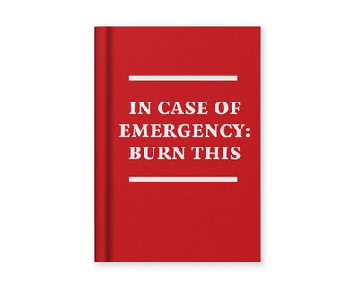 In Case of Emergency A7 Notebook