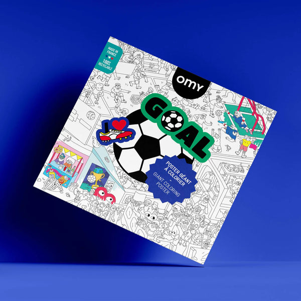 Giant Colouring Poster - Goal