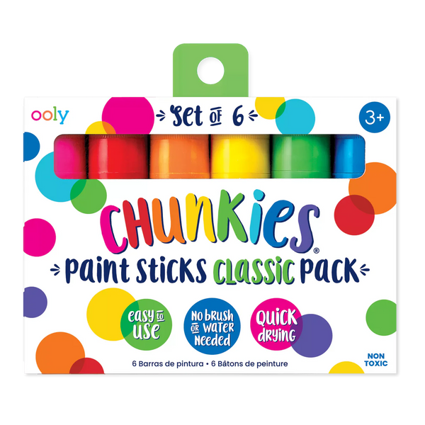 Chunkies Paint Sticks - Set of 6 - Classic