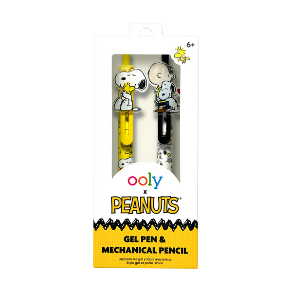 Ooly x Peanuts: Gel Pen & Mechanical Pencil - Set of 2